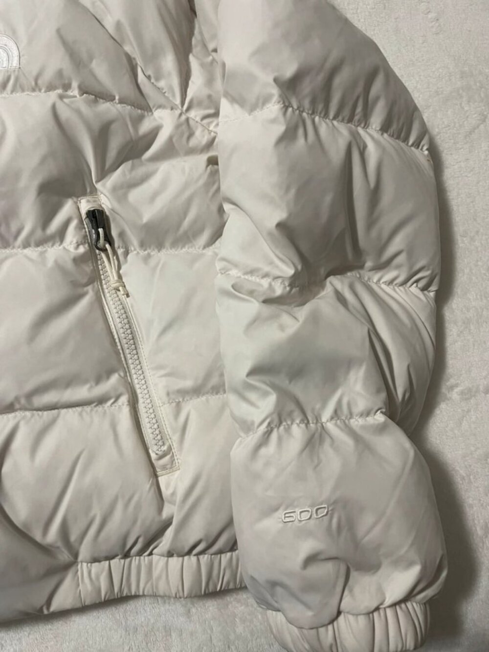 The North Face Hydrenalite Hooded Down Puffer Jacket White Size L - Picture 4 of 6